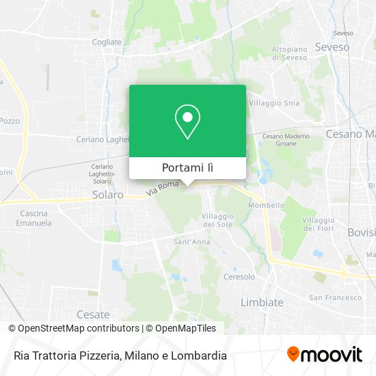 Mappa Ria Trattoria Pizzeria