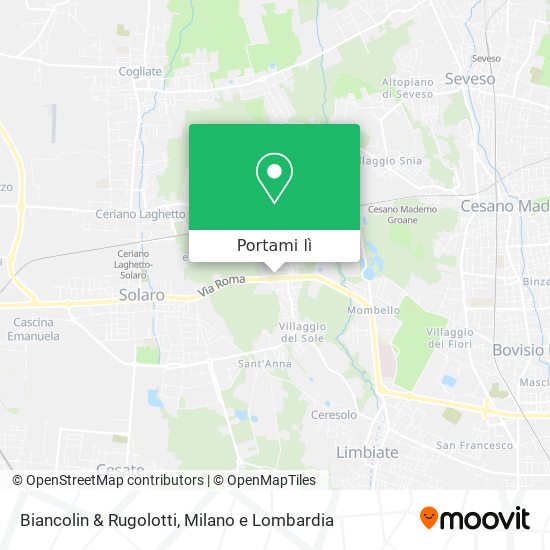 Mappa Biancolin & Rugolotti
