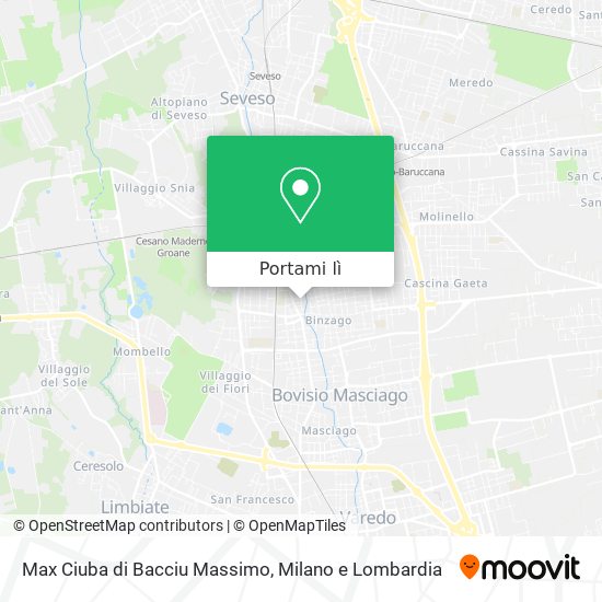 Mappa Max Ciuba di Bacciu Massimo