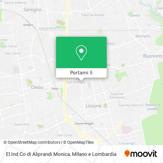 Mappa El.Ind.Co di Aliprandi Monica