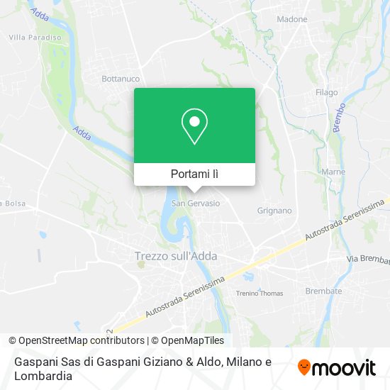 Mappa Gaspani Sas di Gaspani Giziano & Aldo