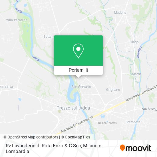 Mappa Rv Lavanderie di Rota Enzo & C.Snc