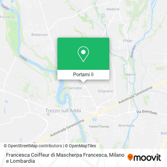 Mappa Francesca Coiffeur di Mascherpa Francesca