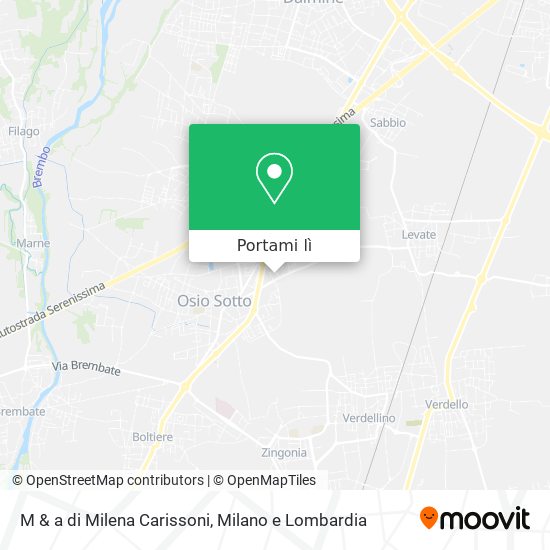 Mappa M & a di Milena Carissoni