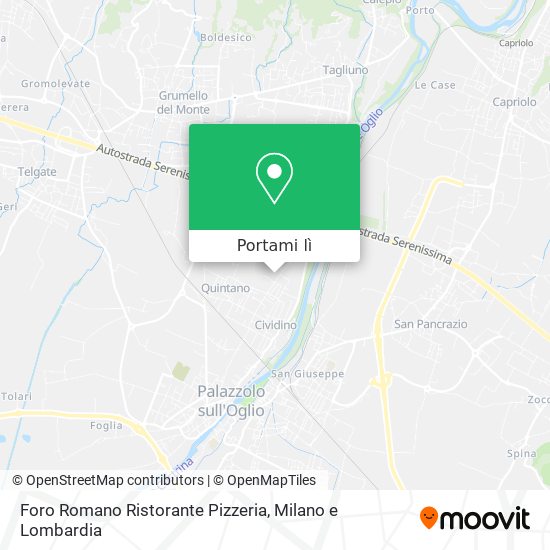 Mappa Foro Romano Ristorante Pizzeria