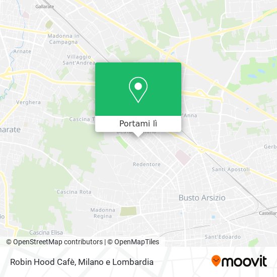 Mappa Robin Hood Cafè