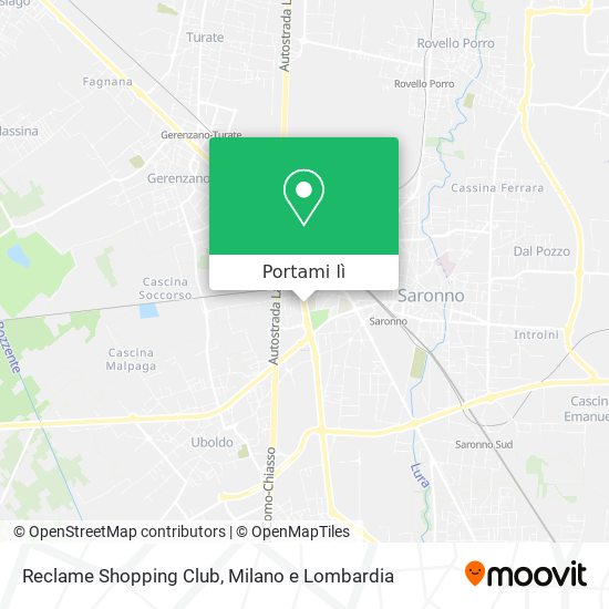 Mappa Reclame Shopping Club