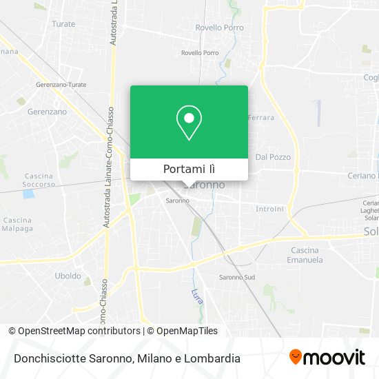 Mappa Donchisciotte Saronno