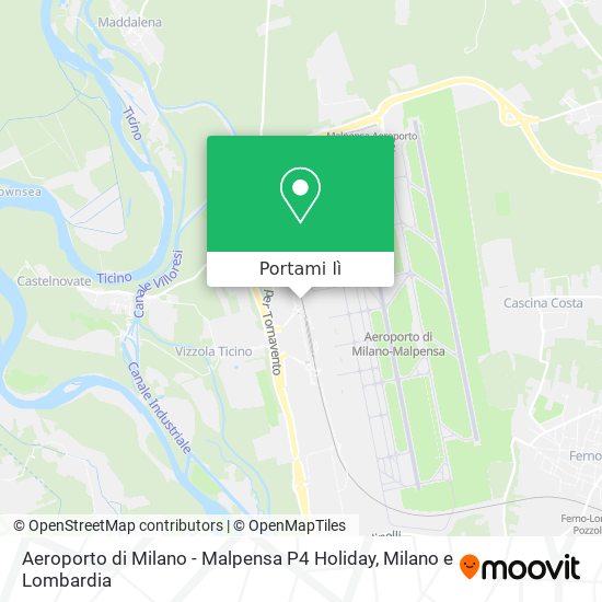 Mappa Aeroporto di Milano - Malpensa P4 Holiday