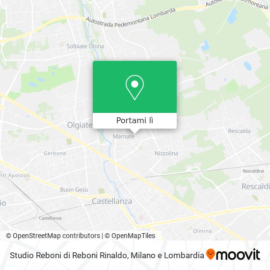 Mappa Studio Reboni di Reboni Rinaldo