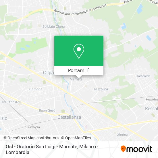 Mappa Osl - Oratorio San Luigi - Marnate