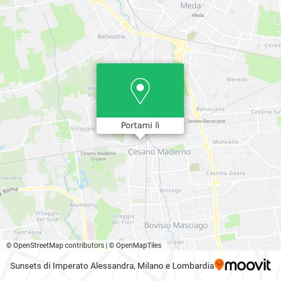 Mappa Sunsets di Imperato Alessandra