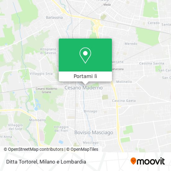 Mappa Ditta Tortorel