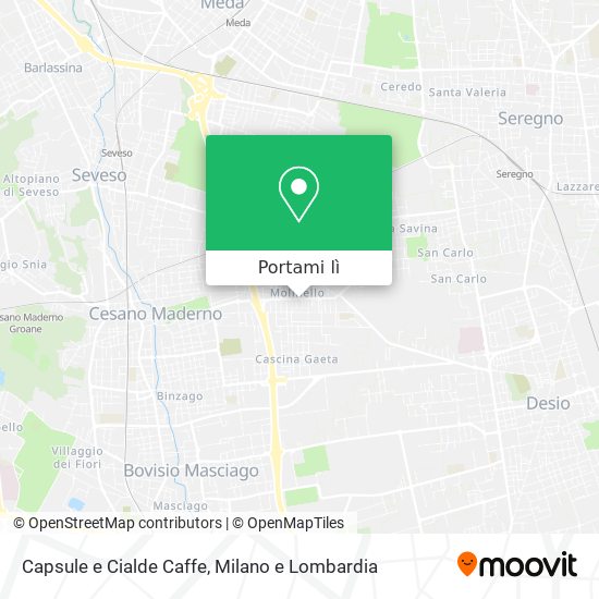 Mappa Capsule e Cialde Caffe