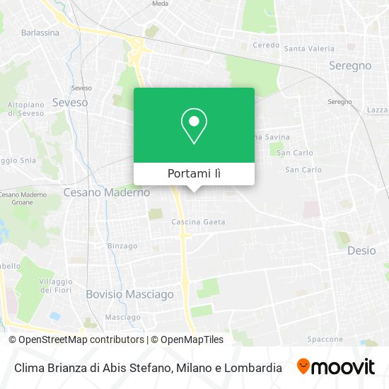 Mappa Clima Brianza di Abis Stefano