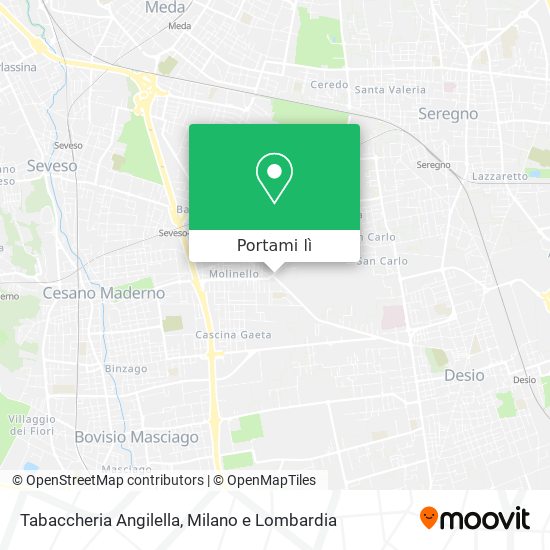 Mappa Tabaccheria Angilella