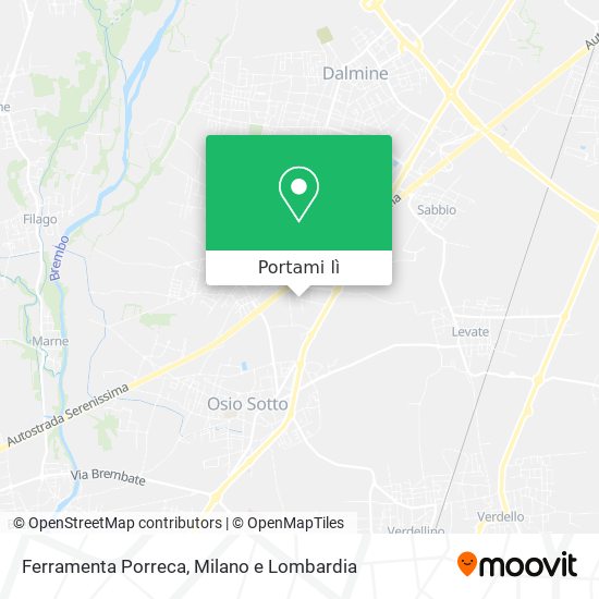 Mappa Ferramenta Porreca