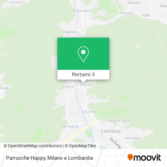 Mappa Parrucche Happy