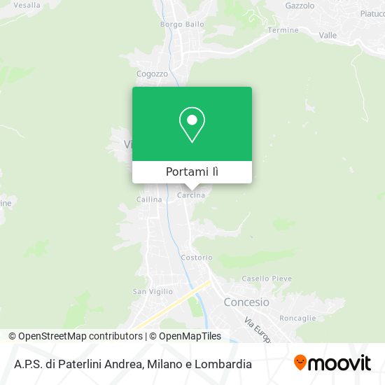 Mappa A.P.S. di Paterlini Andrea