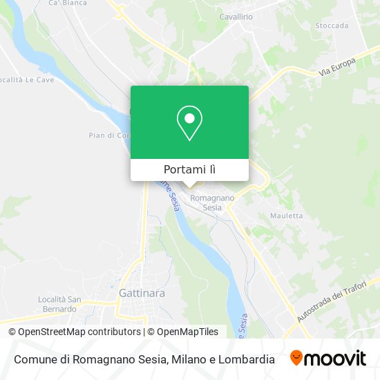 Mappa Comune di Romagnano Sesia