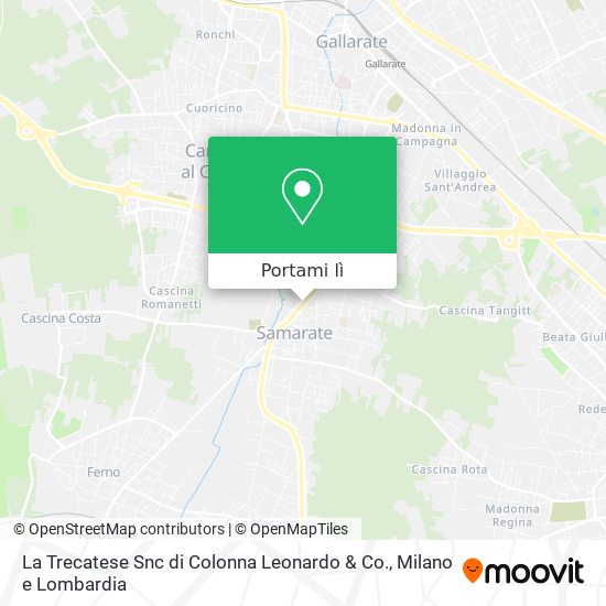 Mappa La Trecatese Snc di Colonna Leonardo & Co.