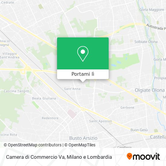 Mappa Camera di Commercio Va