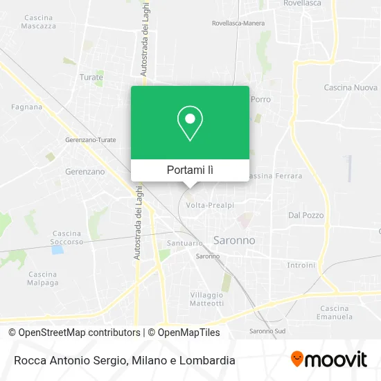 Mappa Rocca Antonio Sergio