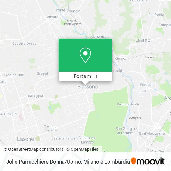 Mappa Jolie Parrucchiere Donna/Uomo