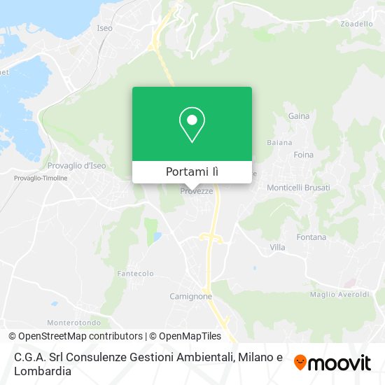 Mappa C.G.A. Srl Consulenze Gestioni Ambientali