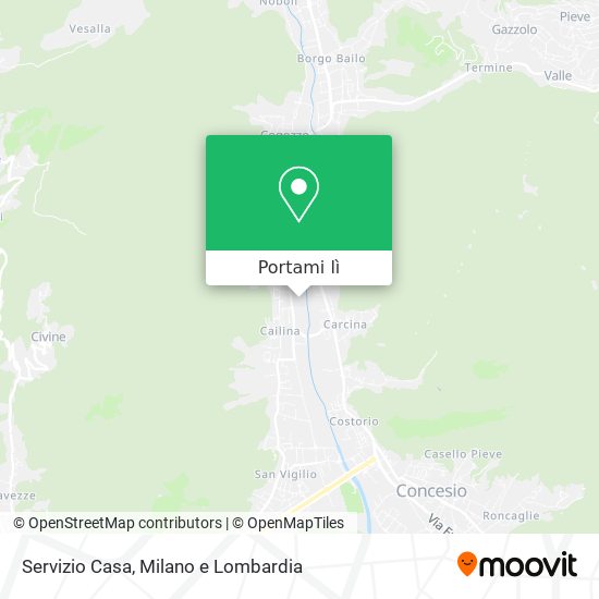 Mappa Servizio Casa