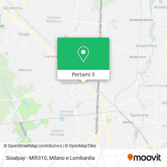 Mappa Sisalpay - Mi9310