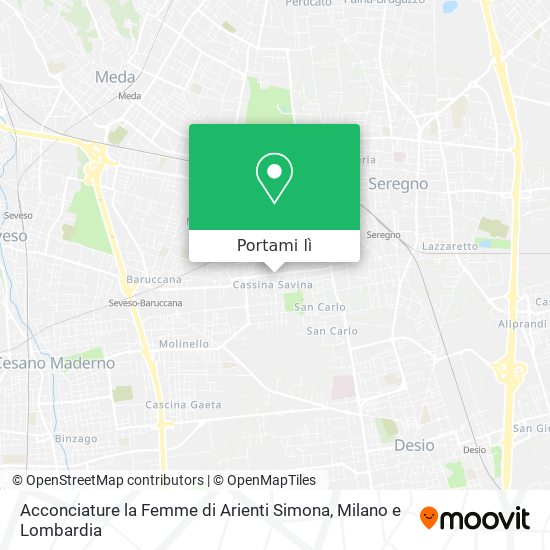Mappa Acconciature la Femme di Arienti Simona