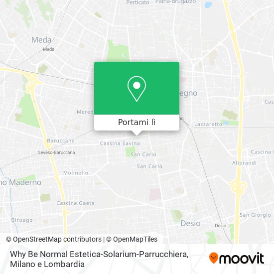 Mappa Why Be Normal Estetica-Solarium-Parrucchiera