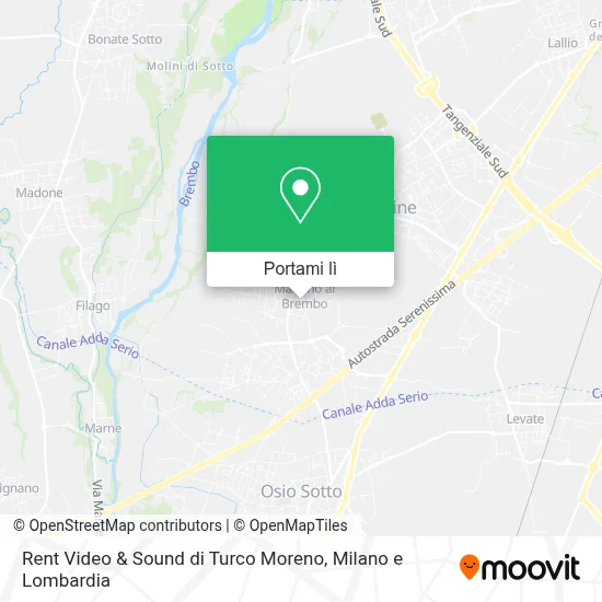 Mappa Rent Video & Sound di Turco Moreno