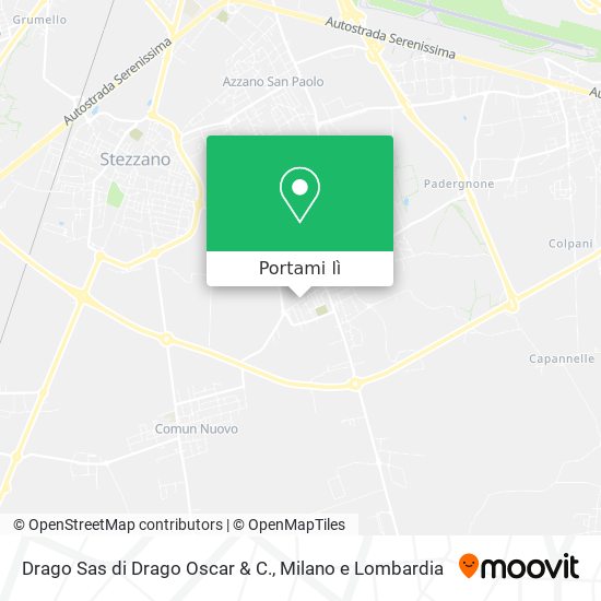 Mappa Drago Sas di Drago Oscar & C.