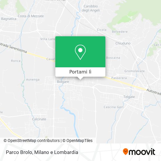 Mappa Parco Brolo