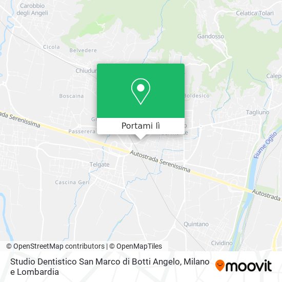 Mappa Studio Dentistico San Marco di Botti Angelo