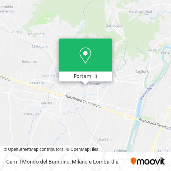 Mappa Cam il Mondo del Bambino