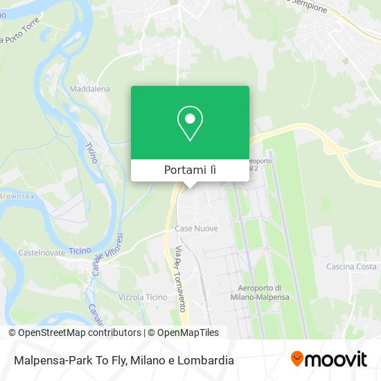 Mappa Malpensa-Park To Fly