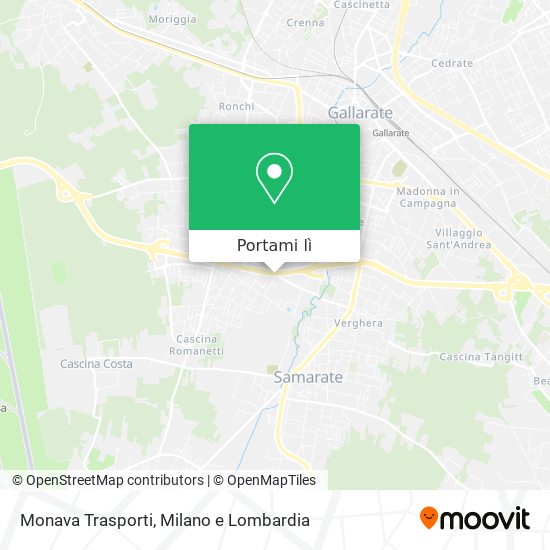 Mappa Monava Trasporti