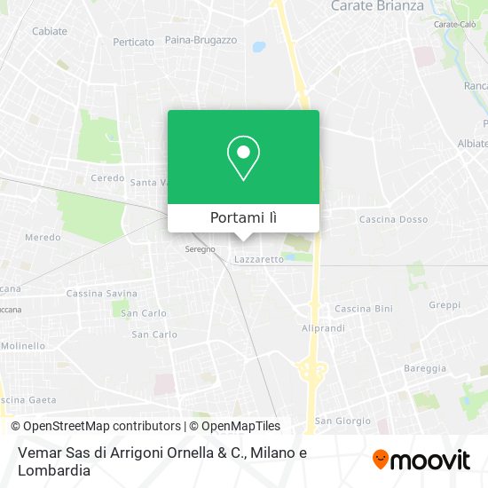 Mappa Vemar Sas di Arrigoni Ornella & C.