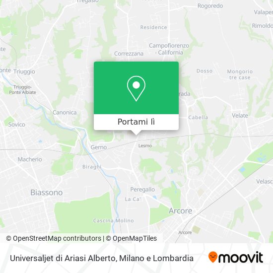 Mappa Universaljet di Ariasi Alberto