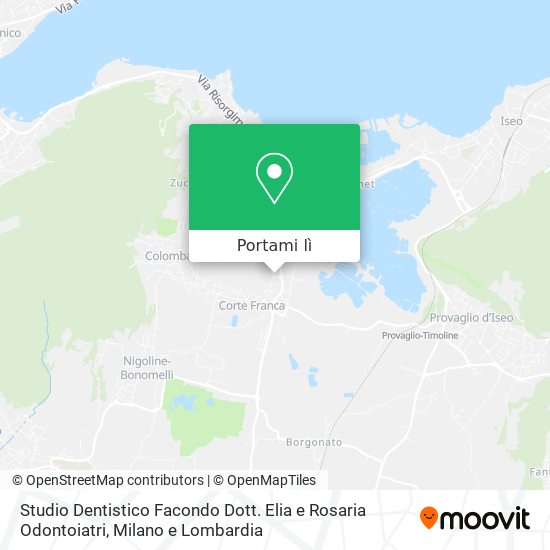 Mappa Studio Dentistico Facondo Dott. Elia e Rosaria Odontoiatri