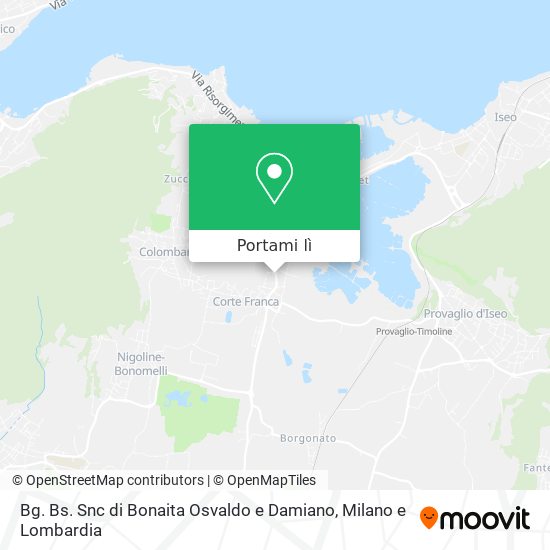Mappa Bg. Bs. Snc di Bonaita Osvaldo e Damiano