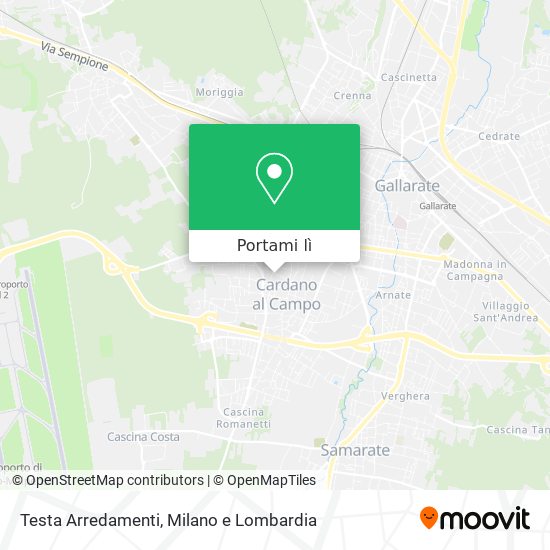 Mappa Testa Arredamenti