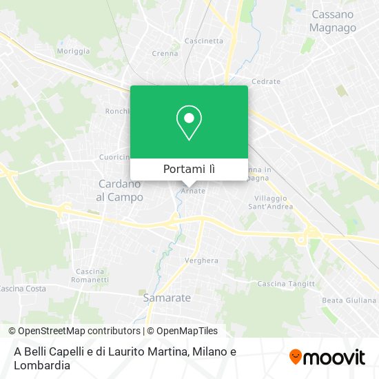 Mappa A Belli Capelli e di Laurito Martina