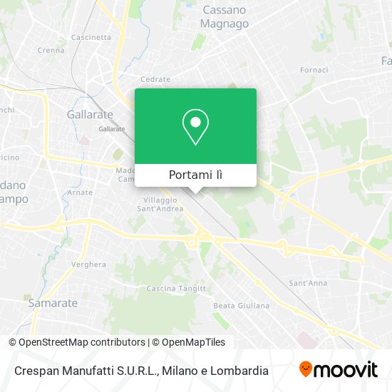 Mappa Crespan Manufatti S.U.R.L.