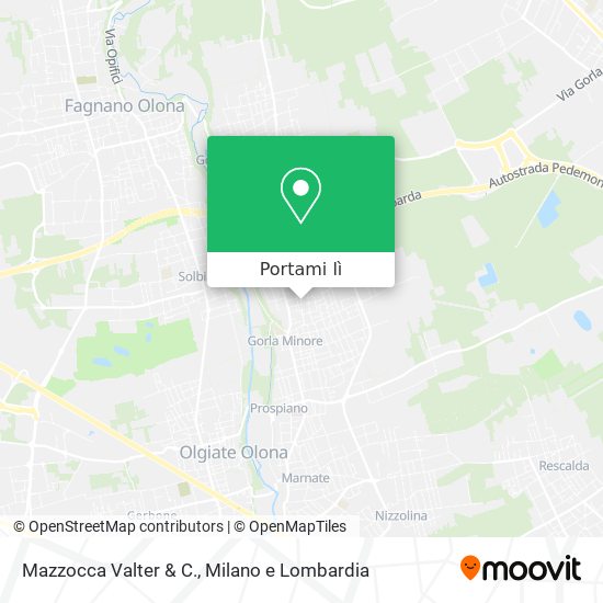 Mappa Mazzocca Valter & C.
