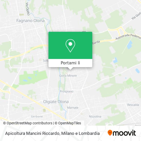 Mappa Apicoltura Mancini Riccardo