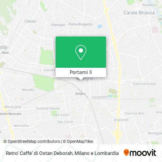 Mappa Retro' Caffe' di Ostan Deborah